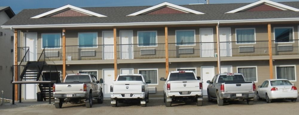 Voyageur Motel Rocky Mountain House Exterior foto
